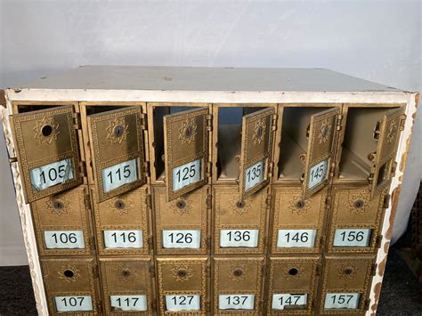Double Slot Mail Organizer - Mail Sorter - Mail and Key Holder - Magazine Holder. . Antique mail sorter cabinet